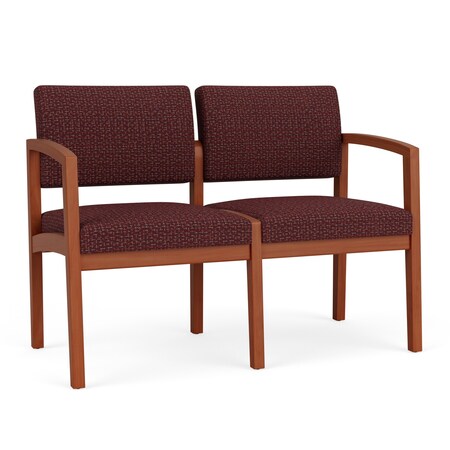 Lesro 2 Seat Tandem Seating W/ No Center Arm, 44 in W 26 in L 31.5 in H, Lenox Series LW2101